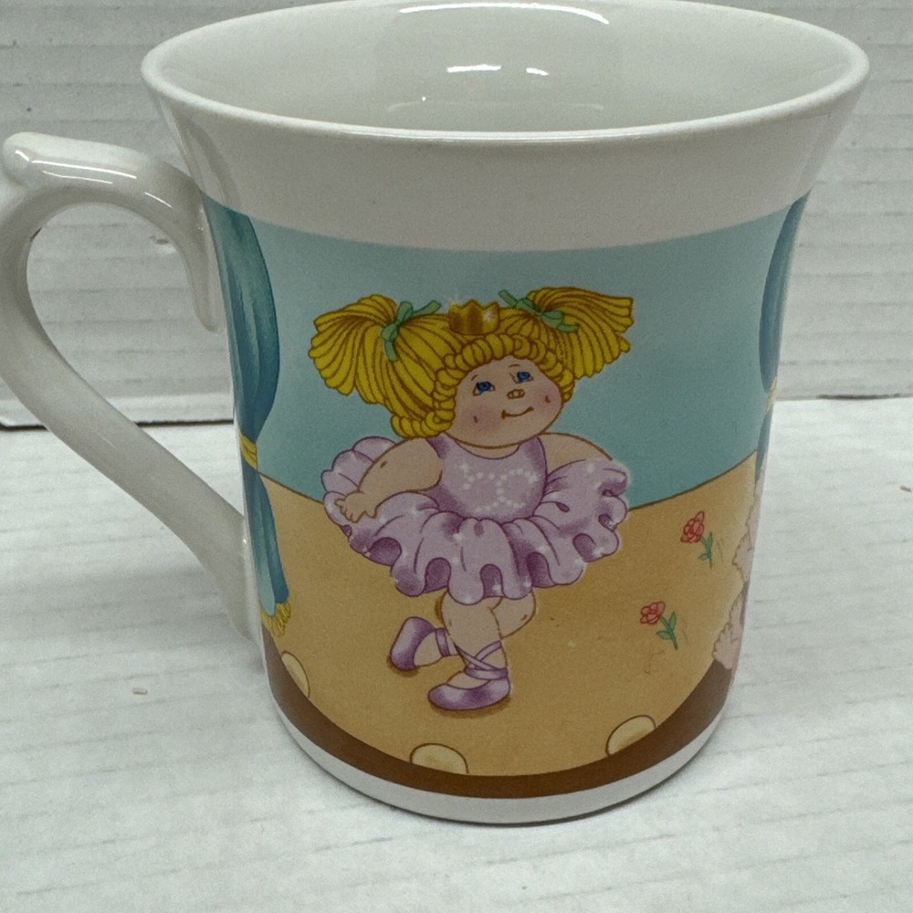 1984 Vintage Cabbage Patch Kids Ballerina Stage Ceramic Mug - O.A.A. Inc.